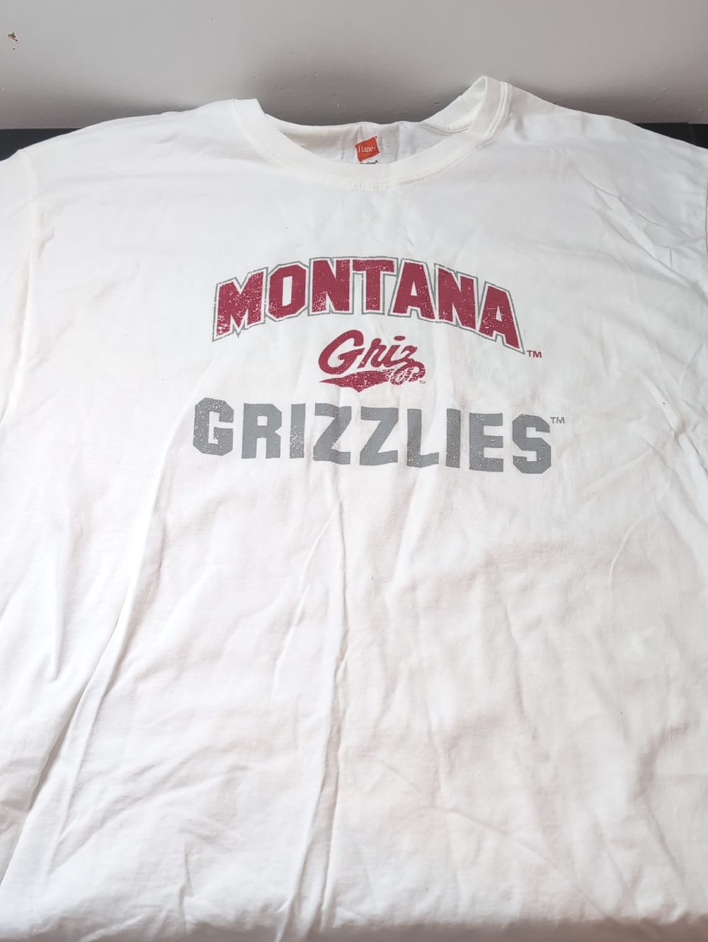 Hanes Montana Grizzlies Logo Football Shirt Coke Zero Promo Large